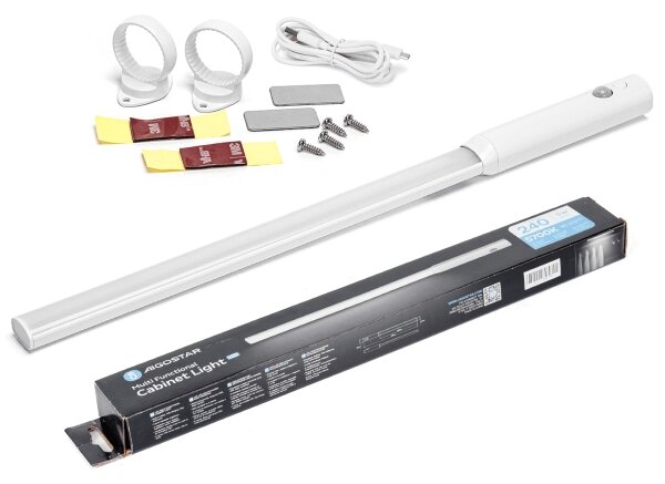 Aigostar - Illuminazione LED per armadio con sensore di movimento LED/5W/5V 1800 mAh 5700K bianco