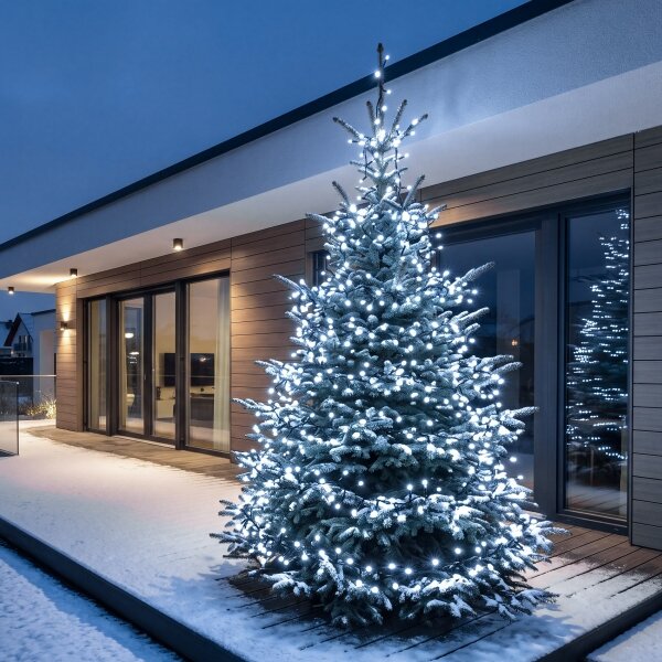 BRILAGI - LED Catena luminosa natalizia per esterni 400xLED 13m IP44 bianco freddo