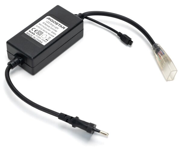 Aigostar - Cavo di alimentazione per striscia LED RGB 1000W/230V con telecomando