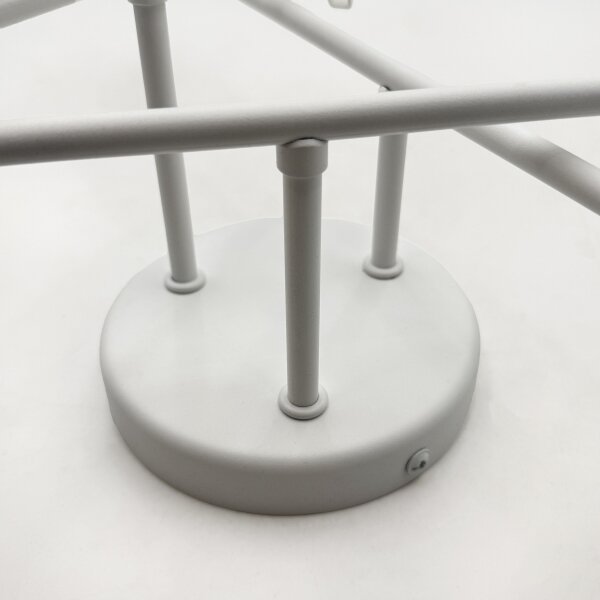 Lampadario a plafone MALENA 6xE14/5W/230V bianco/trasparente