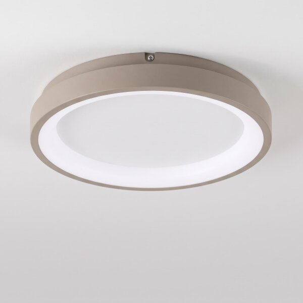 BRILAGI - Plafoniera LED dimmerabile FALCON SLIM LED/42W/230V bianco/beige + con telecomando