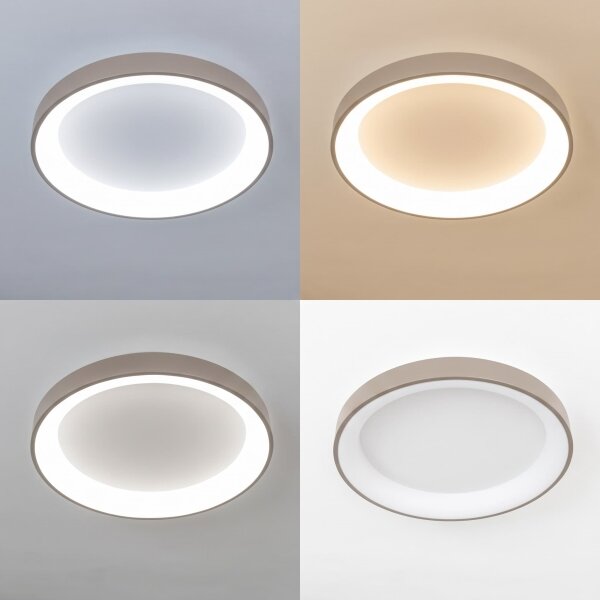BRILAGI - plafoniera LED dimmerabile FALCON II LED/99W/230V bianco/beige + telecomando