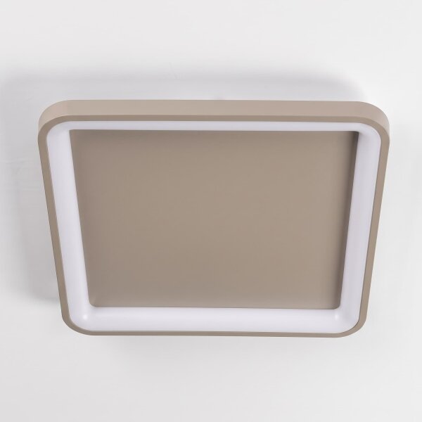 BRILAGI - Plafoniera LED dimmerabile FALCON SLIM LED/50W/230V 50x50 cm beige + telecomando
