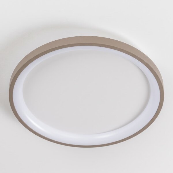 BRILAGI - Plafoniera LED dimmerabile FALCON SLIM LED/42W/230V bianco/beige + con telecomando