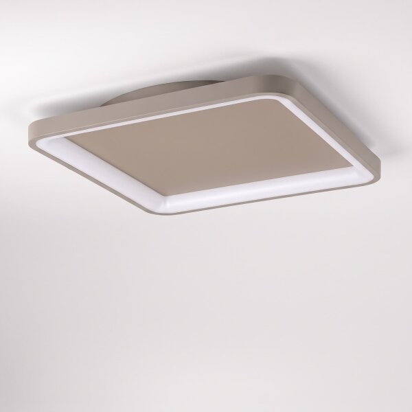 BRILAGI - Plafoniera LED dimmerabile FALCON SLIM LED/50W/230V 50x50 cm beige + telecomando