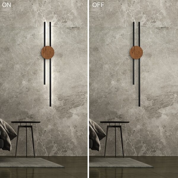 Brilagi - Applique a LED WOODY COLLINE LED/15W/230V 80 cm quercia ciliegio