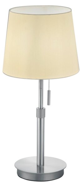 Lampada tavolo da Interno E27 in Metallo Nickel Opaco