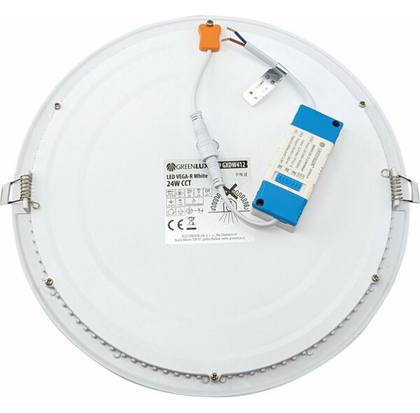 Lampada LED da incasso VEGA LED/24W/230V 2900/3900/5800K diametro 30 cm bianco