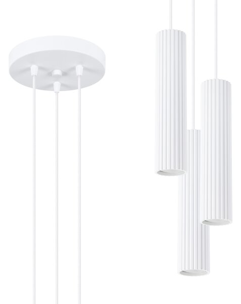 Brilagi - Lampada a sospensione LED su cavo CRESTO 3xGU10/10W/230V bianca
