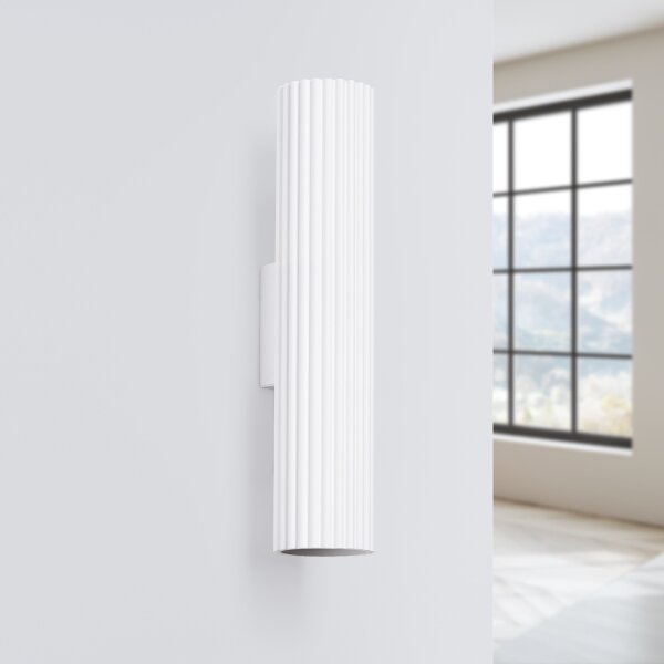 Sollux SL.1539 - Applique KARBON 2xGU10/10W/230V bianco