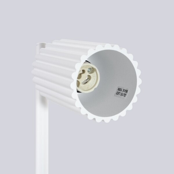 Sollux SL.1548 - Lampada da tavolo KARBON 1xGU10/10W/230V bianco