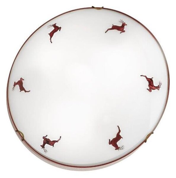 Kolarz 731.12.4.103-Plafoniera NONNA 2xE27/60W/230V pr.40cm cervo rosso