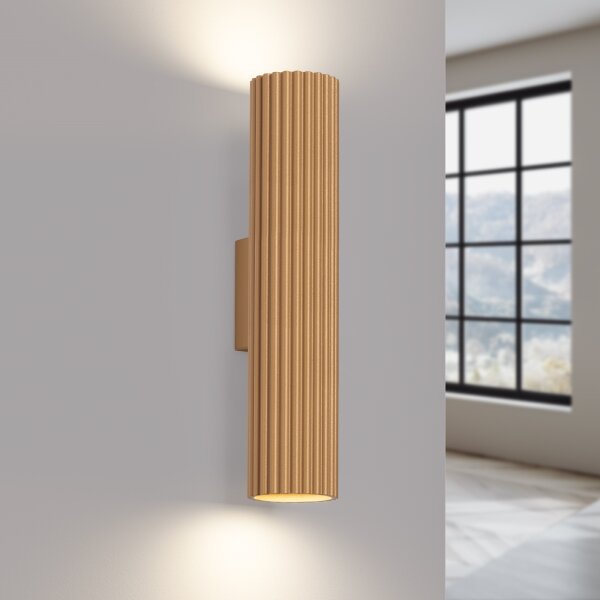 Sollux SL.1558 - Applique KARBON 2xGU10/10W/230V oro