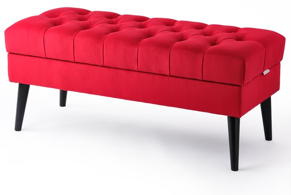 Pouf contenitore trapuntato PURE AMOUR