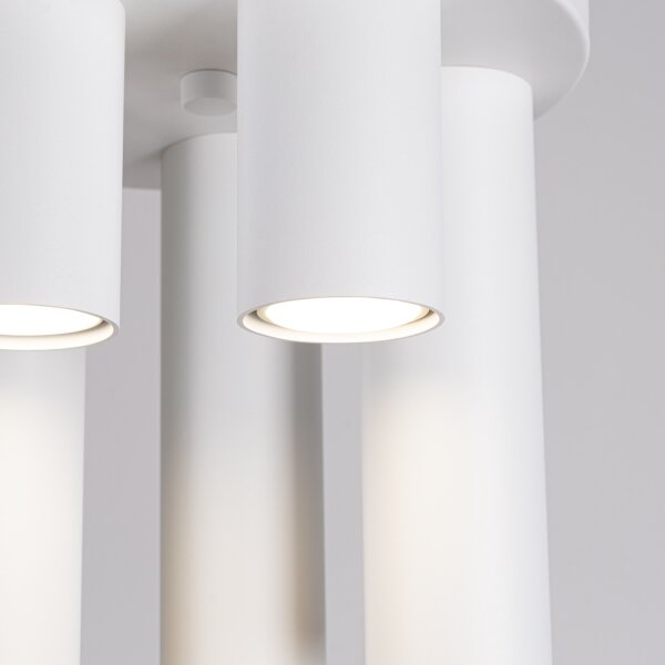 Sollux SL.1465 - Faretto LAGOS 5xGU10/10W/230V bianco