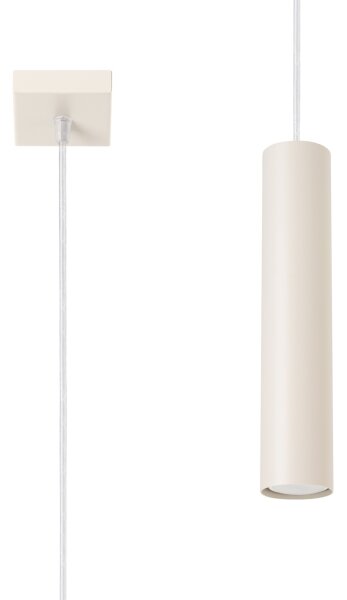 Sollux SL.1479 - Lampadario a sospensione con filo LAGOS 1xGU10/10W/230V color crema