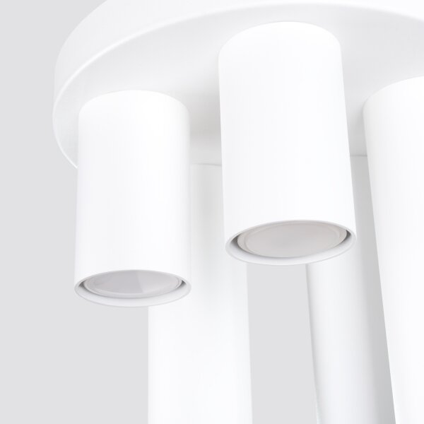 Sollux SL.1465 - Faretto LAGOS 5xGU10/10W/230V bianco
