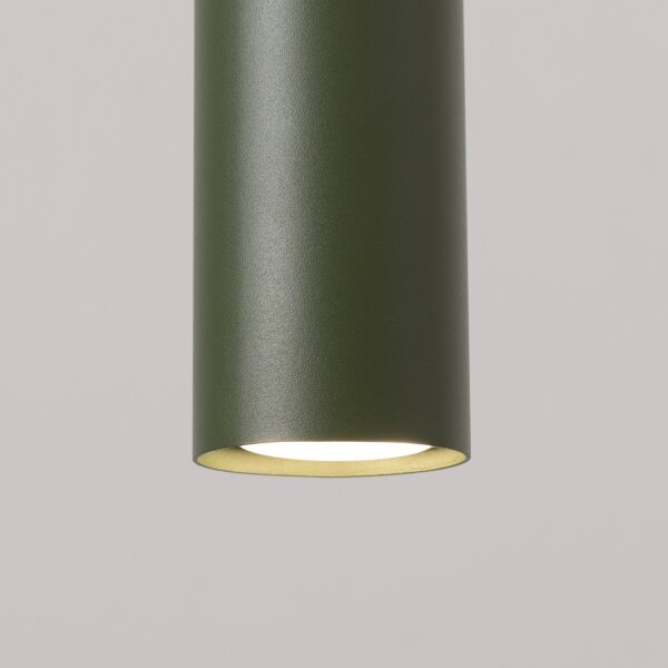 Sollux SL.1485 - Lampadario a sospensione con filo LAGOS 2xGU10/10W/230V verde