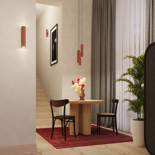 Sollux SL.1493 - Applique LAGOS 2xGU10/10W/230V rosso