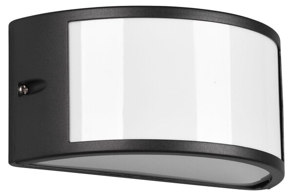 Applique da Esterno Attacco E27 in Alluminio Nero Opaco