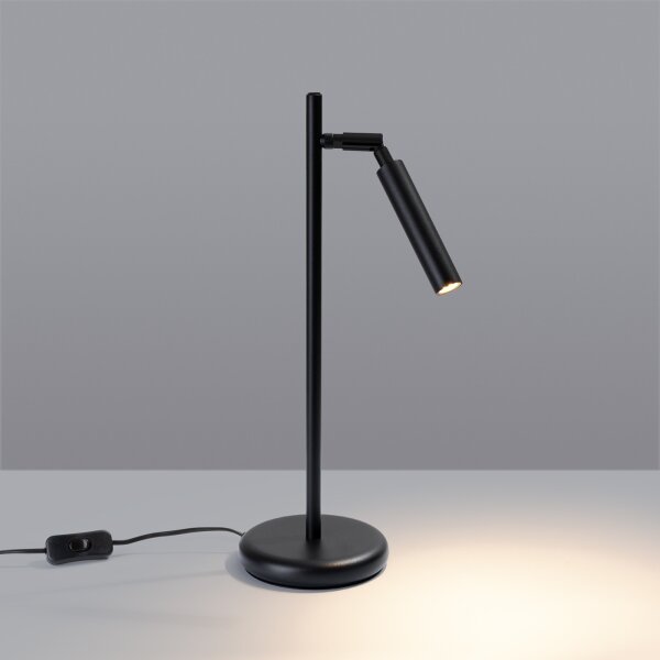 Sollux SL.1469 - Lampada da tavolo PASTELO 1xG9/8W/230V nero