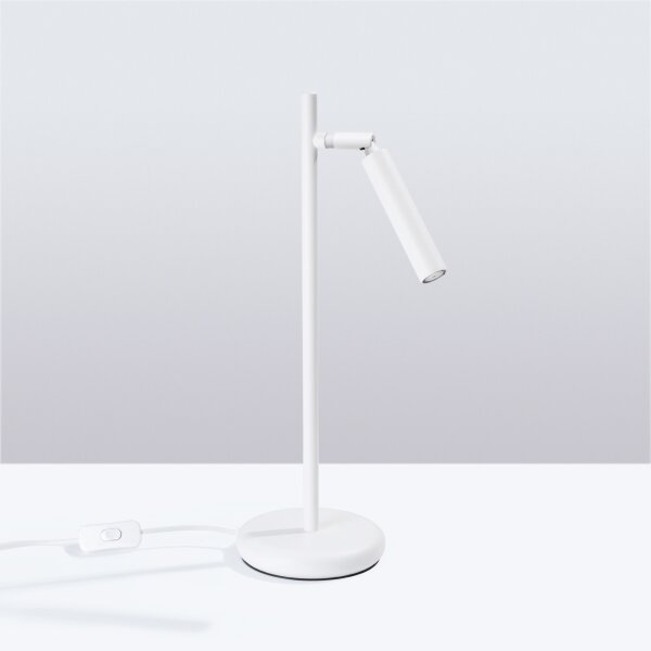 Sollux SL.1468 - Lampada da tavolo PASTELO 1xG9/8W/230V bianco