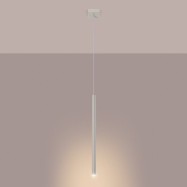 Sollux SL.1512 - Lampadario a sospensione con filo PASTELO 1xG9/8W/230V color crema