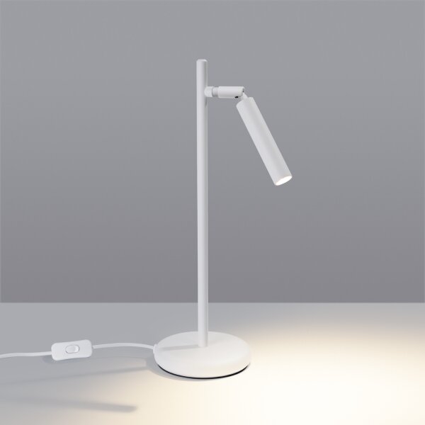 Sollux SL.1468 - Lampada da tavolo PASTELO 1xG9/8W/230V bianco