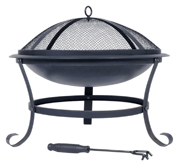 Ciotola da fuoco RedFire Atlanta in acciaio nero 51 cm 85014