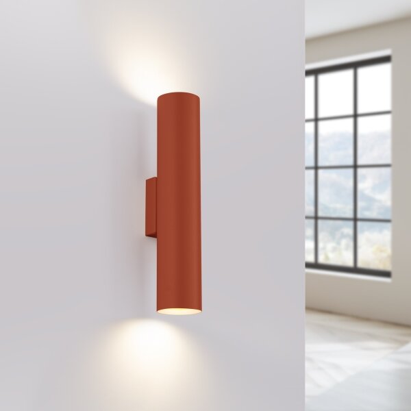 Sollux SL.1493 - Applique LAGOS 2xGU10/10W/230V rosso