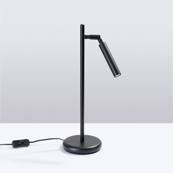 Sollux SL.1469 - Lampada da tavolo PASTELO 1xG9/8W/230V nero