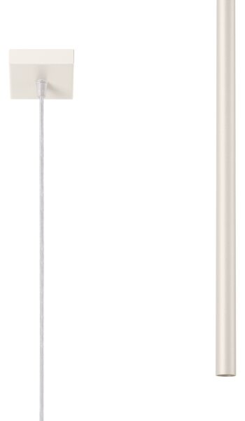 Sollux SL.1512 - Lampadario a sospensione con filo PASTELO 1xG9/8W/230V color crema