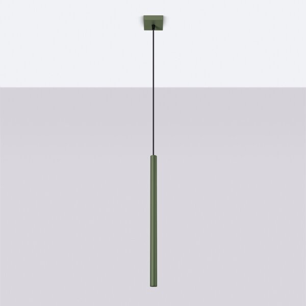 Sollux SL.1518 - Lampadario a sospensione con filo PASTELO 1xG9/8W/230V verde