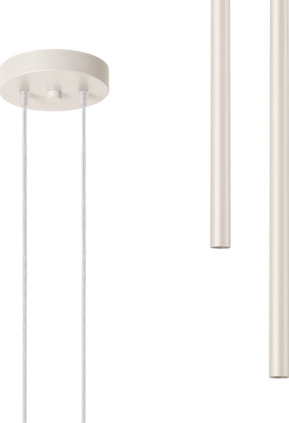 Sollux SL.1513 - Lampadario a sospensione con filo PASTELO 2xG9/8W/230V color crema