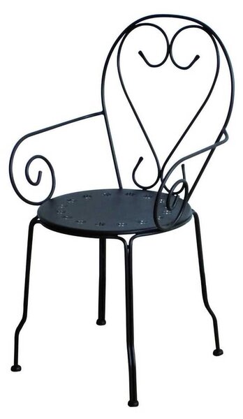 Sedia da Giardino 49x48xh90 cm in Metallo New Old Antracite