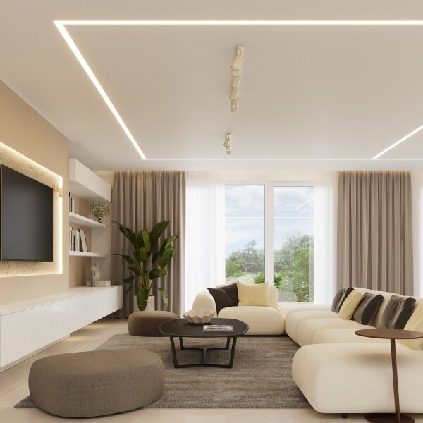 Sollux SL.1496 - Faretto RING 3xGU10/10W/230V color crema