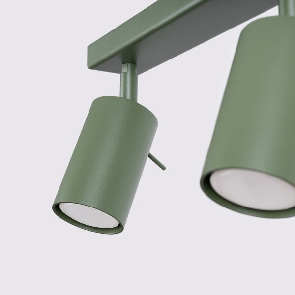 Sollux SL.1501 - Faretto RING 2xGU10/10W/230V verde
