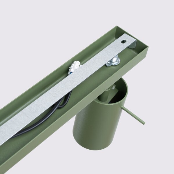 Sollux SL.1505 - Faretto RING 6xGU10/10W/230V verde