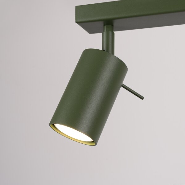 Sollux SL.1501 - Faretto RING 2xGU10/10W/230V verde