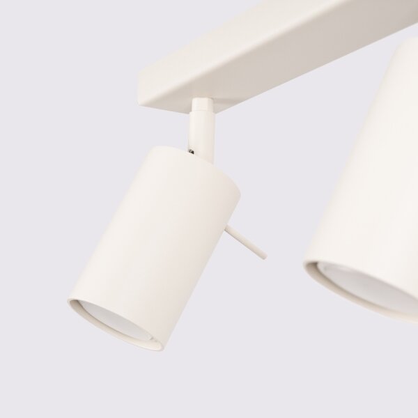 Sollux SL.1495 - Faretto RING 2xGU10/10W/230V color crema