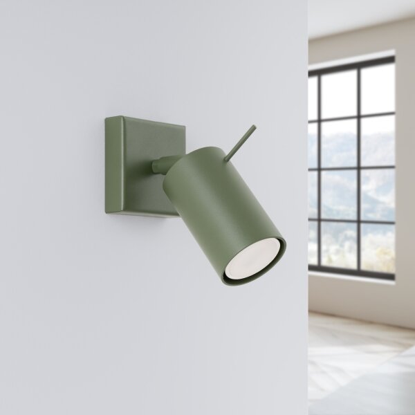 Sollux SL.1500 - Faretto da parete RING 1xGU10/10W/230V verde