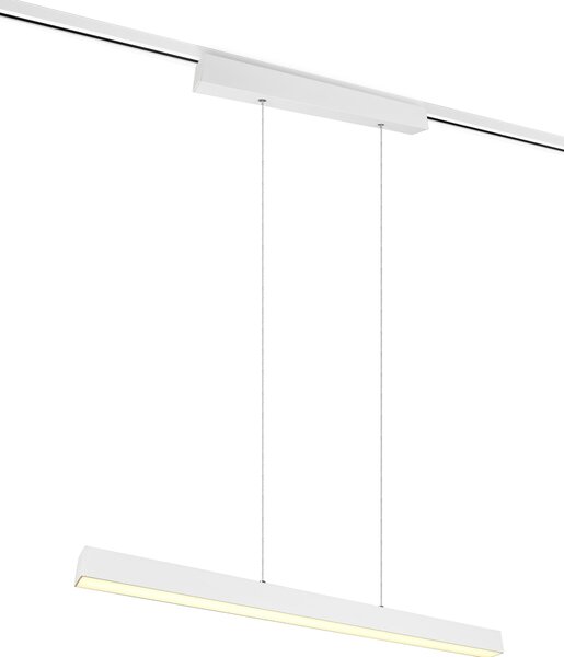 Lampada a Sospensione da Interno a led in Metallo Bianco Opaco
