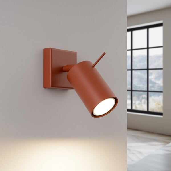 Sollux SL.1506 - Faretto da parete RING 1xGU10/10W/230V rosso
