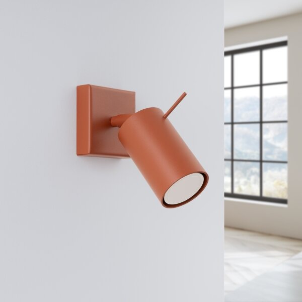 Sollux SL.1506 - Faretto da parete RING 1xGU10/10W/230V rosso
