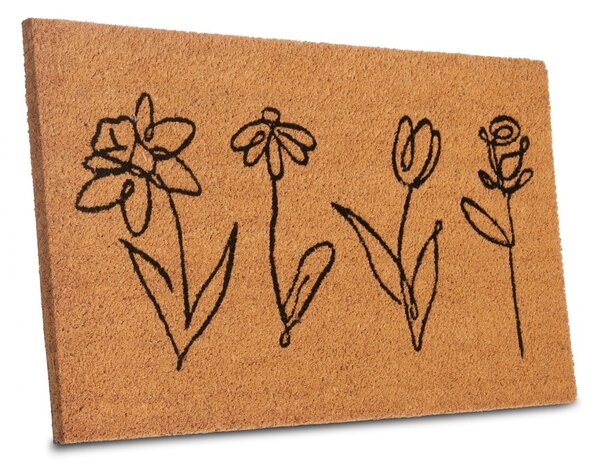 Zerbino in fibre di cocco 40x70 cm Wildflowers – Hanse Home
