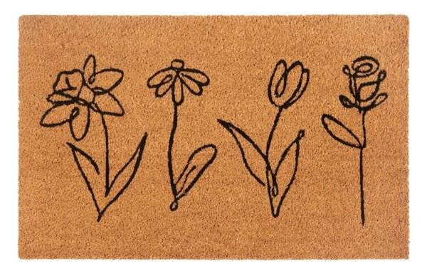 Zerbino in fibre di cocco 40x70 cm Wildflowers – Hanse Home