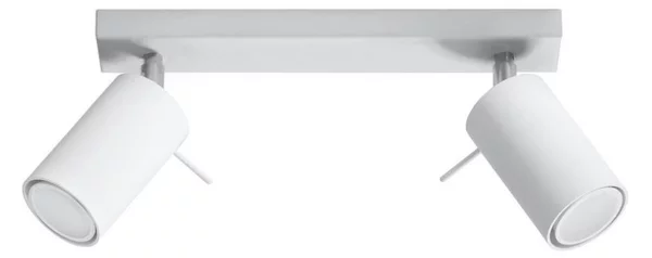 Sollux SL.0088 - Faretto RING 2 2xGU10/10W/230V bianco