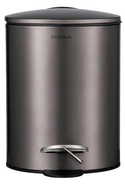 Pattumiera in acciaio marrone scuro 3 l Tubo - Blomus