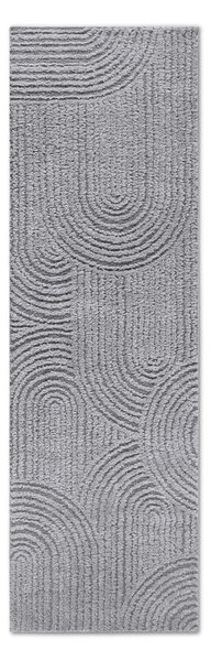 Passatoia grigia 80x240 cm Chappe Light Grey - Elle Decoration
