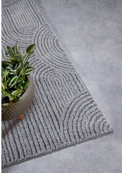 Passatoia grigia 80x240 cm Chappe Light Grey - Elle Decoration